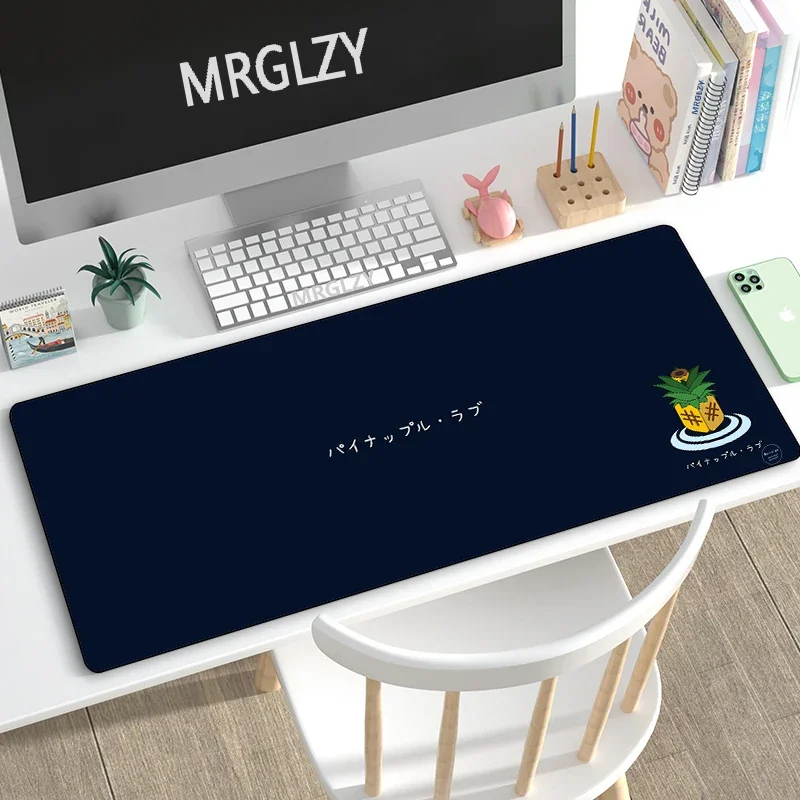 Ananas Große Mausmatten Cartoon Rosa Mauspad Schreibtischmatte LOL Gaming Zubehör Mauspad Gummi Tastatur Mousepad Teppich