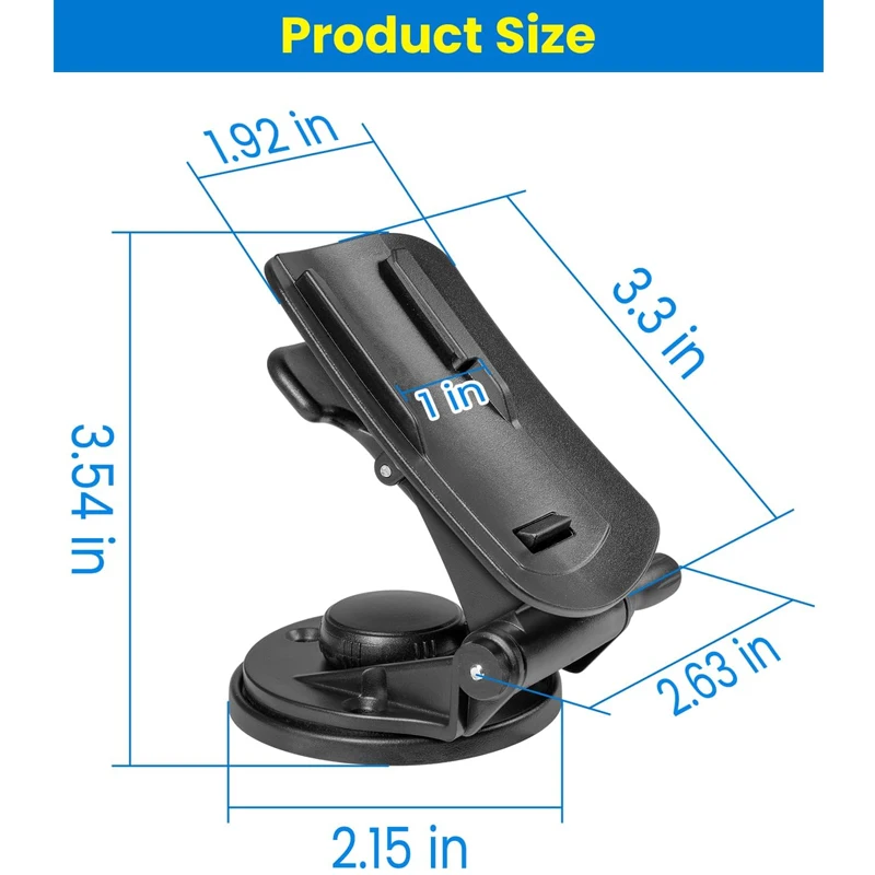 Marine Boat, ATV & UTV Vehicle Holder ,Adjustable Dashboard Bracket Compatible with Garmin Colorado Handhelds, #010-11031-00