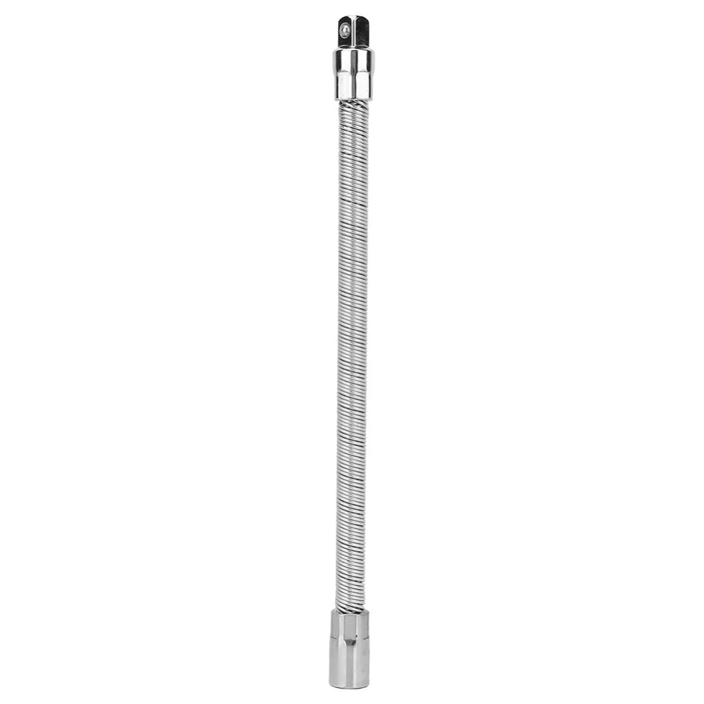 1/2 Inch Drive Flexible Extension Bar Heat-Treated Chrome Vanadium Steel 350mm Length Socket Wrench Extension Anti-Rust