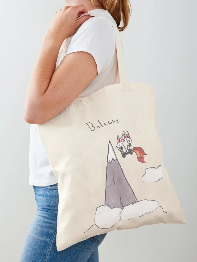 Bunny Believe Tote Bag Women's shopper bag shopper bag woman handbag