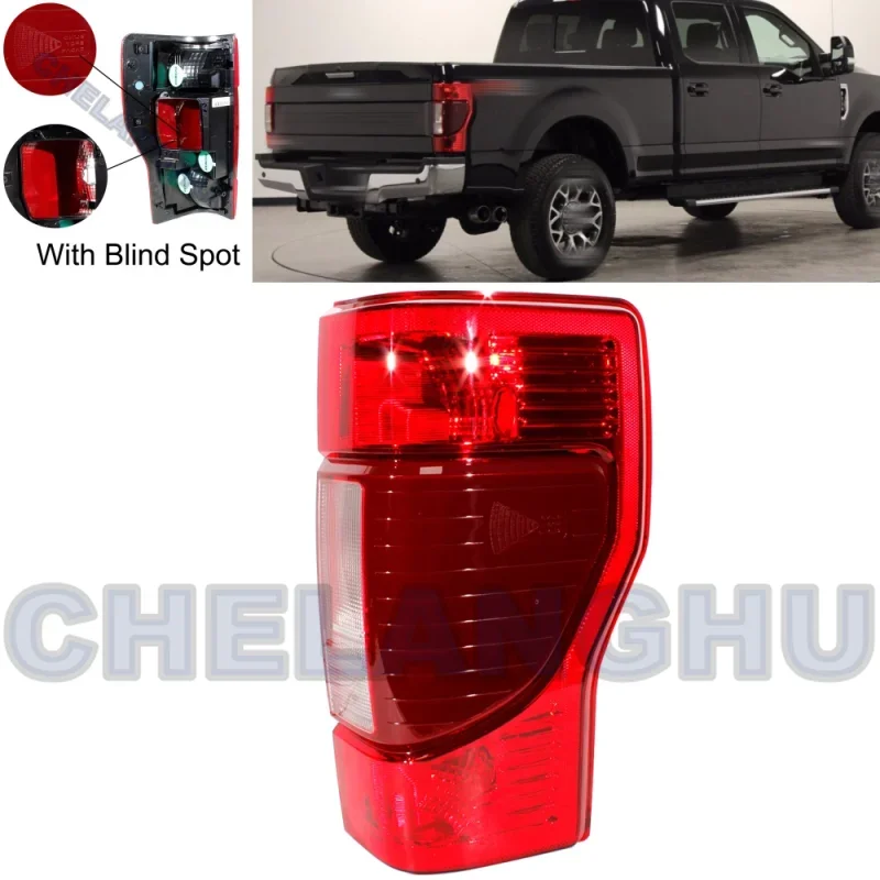 Tail Light For Ford F250 2020 2021 2022 2023 Right Side Rear Lamp can be installed Blind spot modules Car accessories