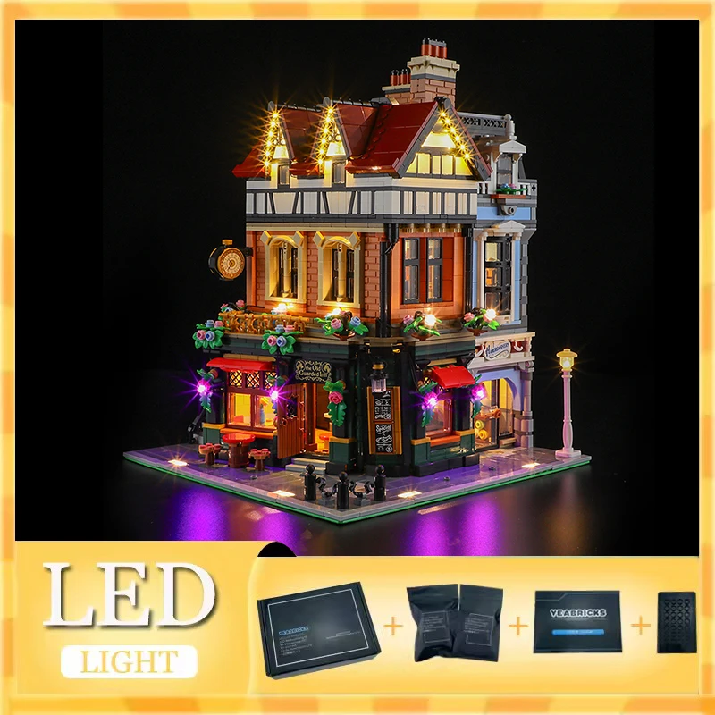 

DIY LED Light Kit For LEGO 10350 Tudor Corner (Only LED Light,Without Blocks Model)