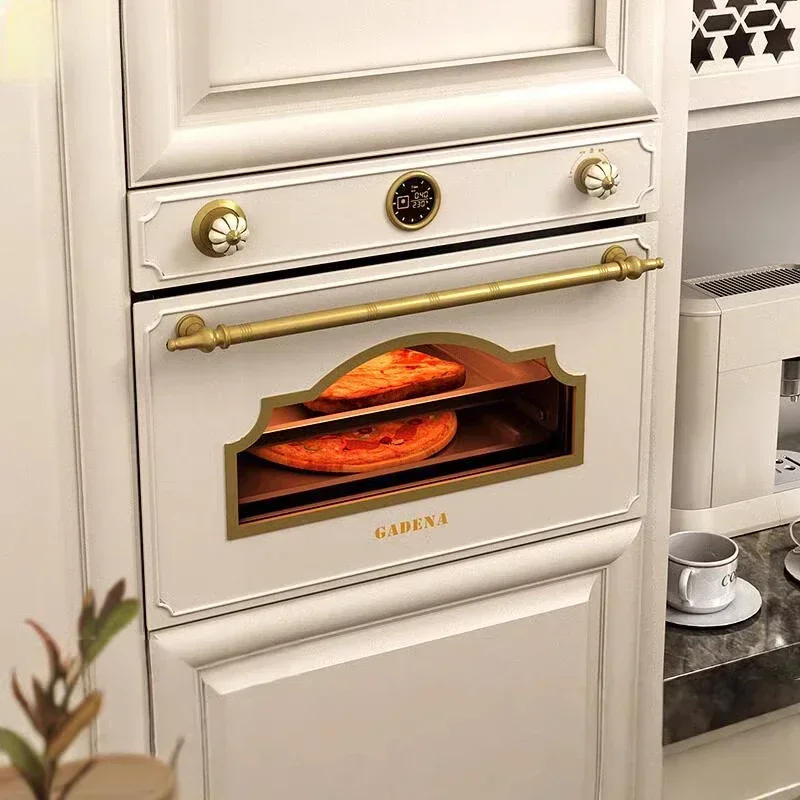 Embedded steaming oven two-in-one household electric steamer retro steaming and baking all-in-one machine