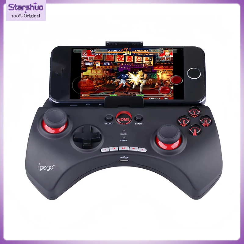 

IPEGA 2nd Generation Wireless Bluetooth Game Controller Supports Android , iOS , PC and with Retractable Stand