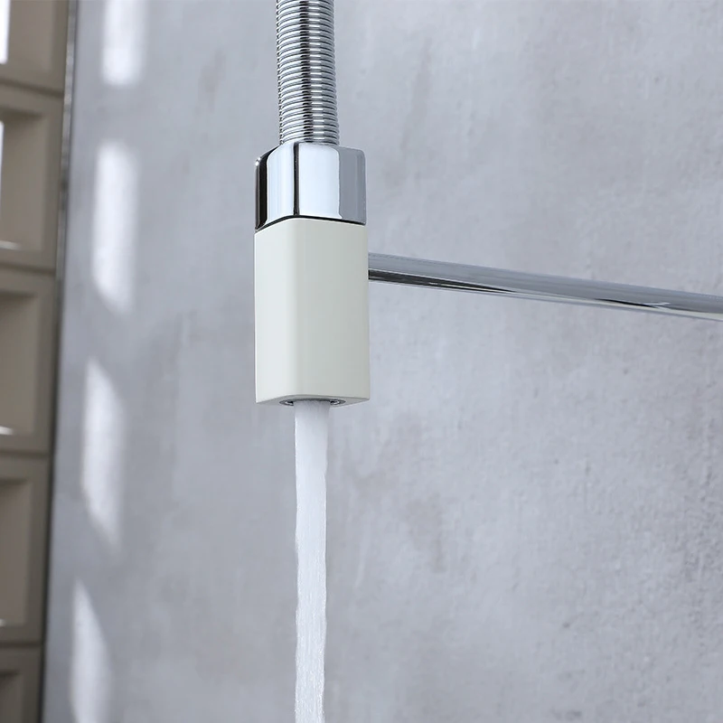 الموضة الراقية الجديدة العالمي سحب صنبور المطبخ يمكن أن تدوير بالوعة