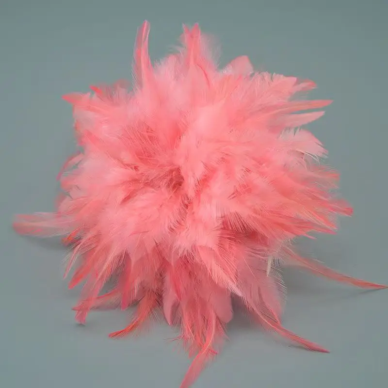 Retro Elegante Feder Blume Broschen für Frauen Party Leistung Bühne Anstecknadeln Mode Schmuck Abzeichen Zubehör