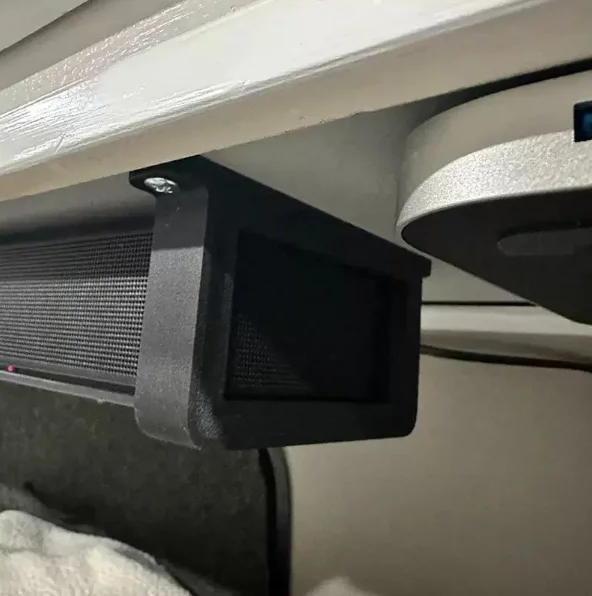 WYORESY for Bose Soundbar 550 600 Wall‑Mount Bracket Under‑Cabinet Holder With Rear Cable‑Routing For Home‑Theater Soundbar