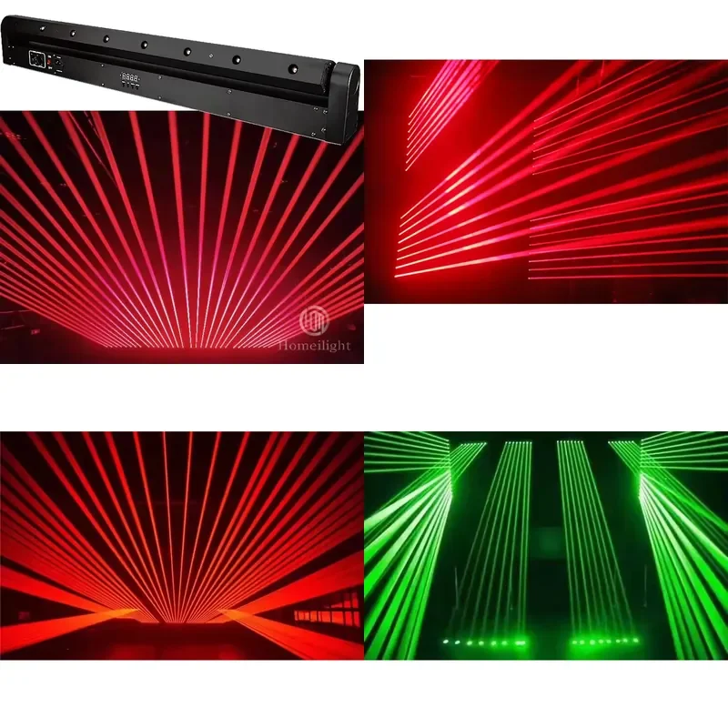 Homei Stage Show Lighting Red Moving Bar Light 2023 Newest LED Moving Head Bar Party Light