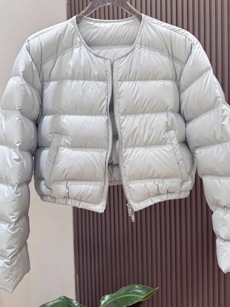 

Trendy Pure Color Design Winter Jaet Women's Faionable High-Quali Cotton Clothes Retro Sle Versatile Ele New 2026