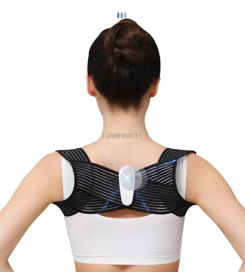 

Adjustable Posture Corrector Smart Vibration Reminder Trainer Pain Relief Back & Braces Shoulders Support For Men and Women