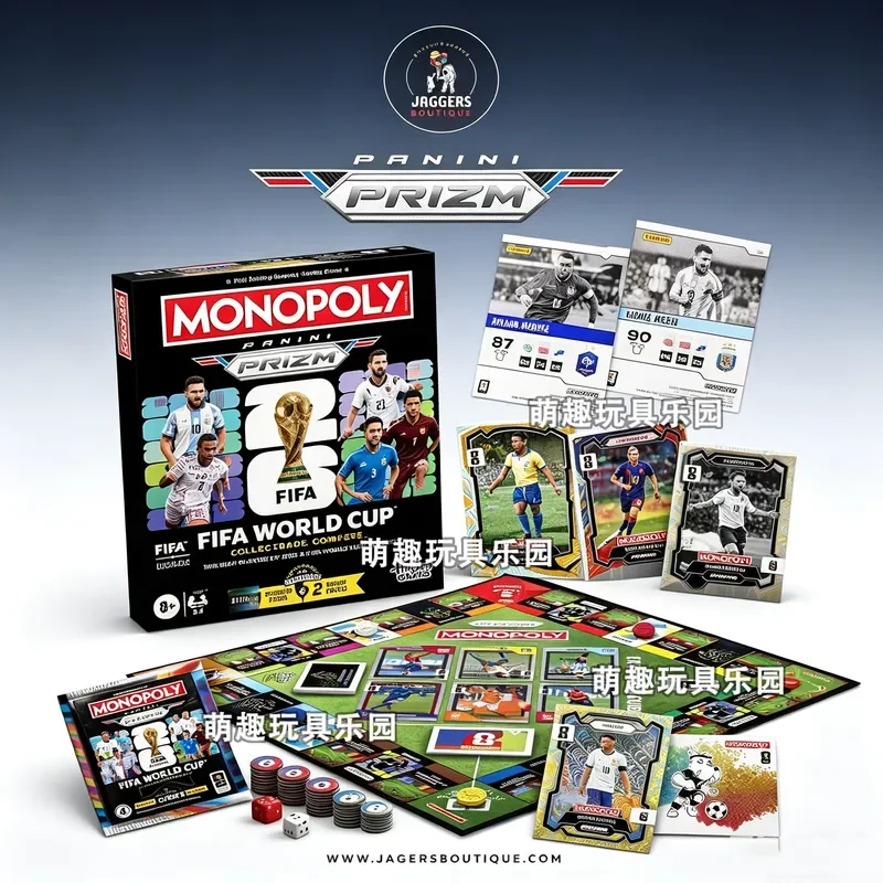 2026 Super Authentic Board Game Set 16 Panini Soccer Trading Cards Cracked Ice Family Night Collectible Gift For Fans In Stock