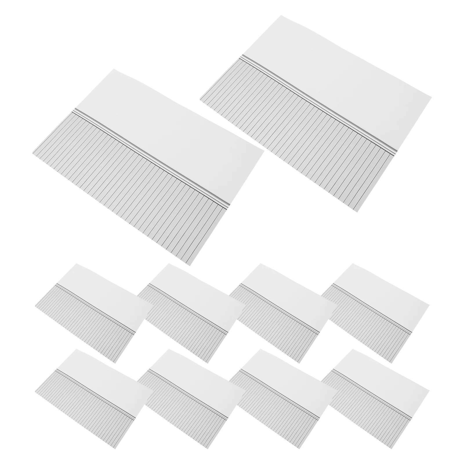 

9pcs 1:12 Dollhouse Wallpaper Peel Stick Miniature Wall Panels Self-Adhesive For Interior Decor Scrapbooking Diorama Diy