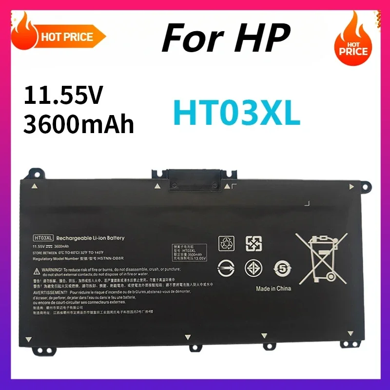 

HT03XL Laptop Battery for HP Pavilion 14-CE0001LA 14-CE0014TU HSTNN-LB8L HSTNN-LB8M L11421-421 Long Life Battery 11.55V 3600mAh