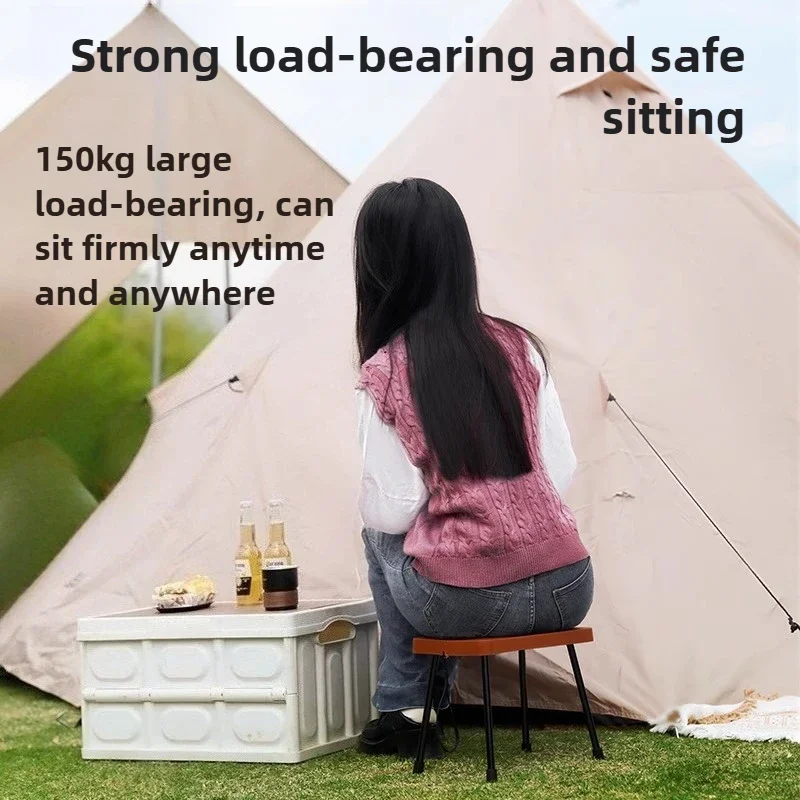 

Маленькая, легкая и складная портативная скамейка для рыбалки, подходящая для использования в садах, на пляжах, для походов и барбекю.