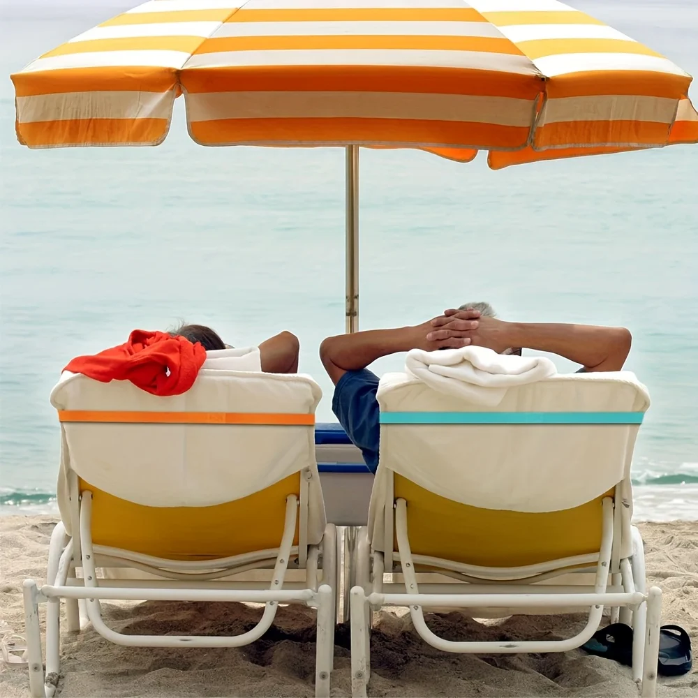Handtuchbänder für Strandliegen, Pool- und Kreuzfahrt-Essentials, Elastisch und Windbeständig, Handtuchstuhlclips, Kreuzfahrtschiff-Zubehör – Detail 2