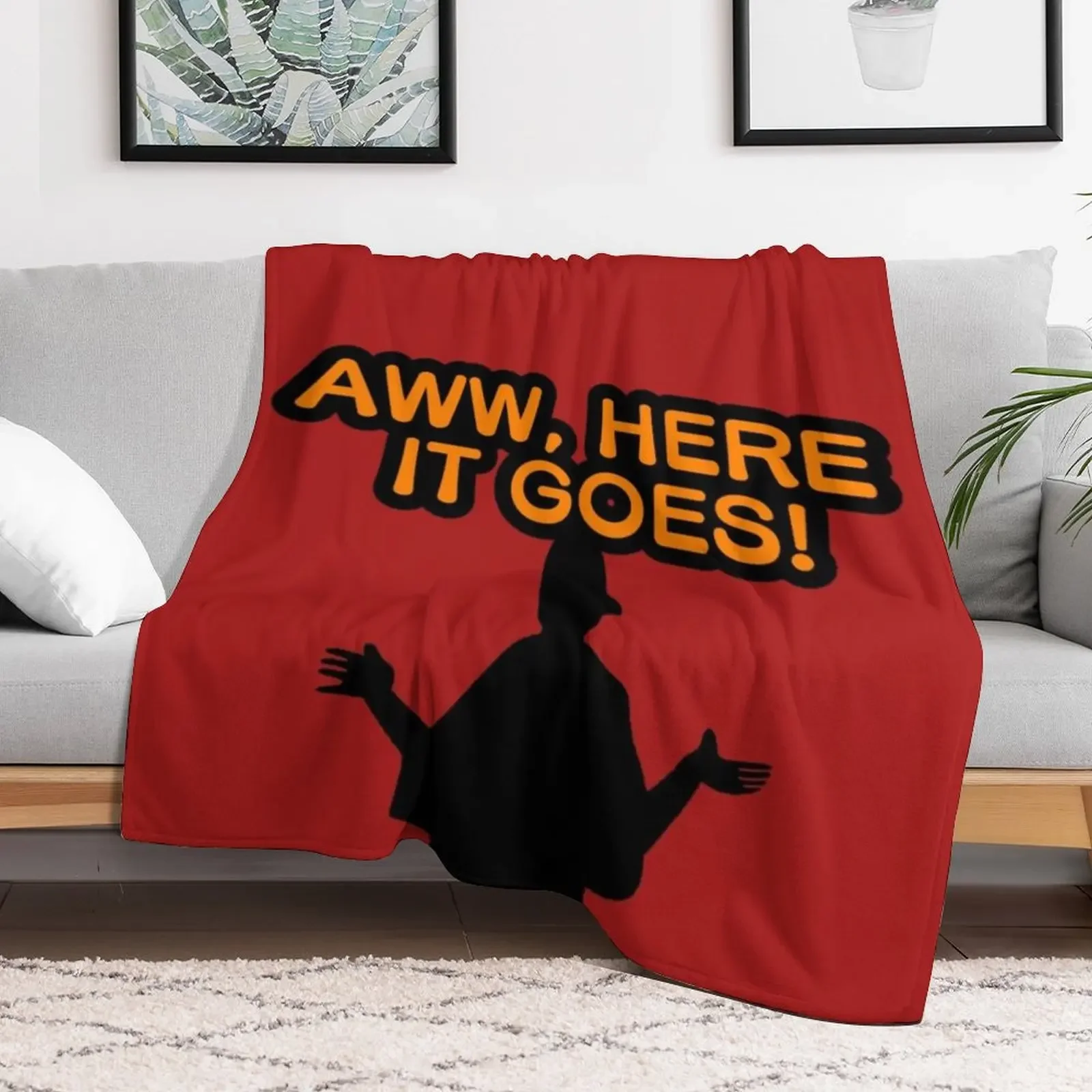 Kenan and Kel - Kel - Aww, Here It Goes! Throw Blanket Shaggy Designers Blankets