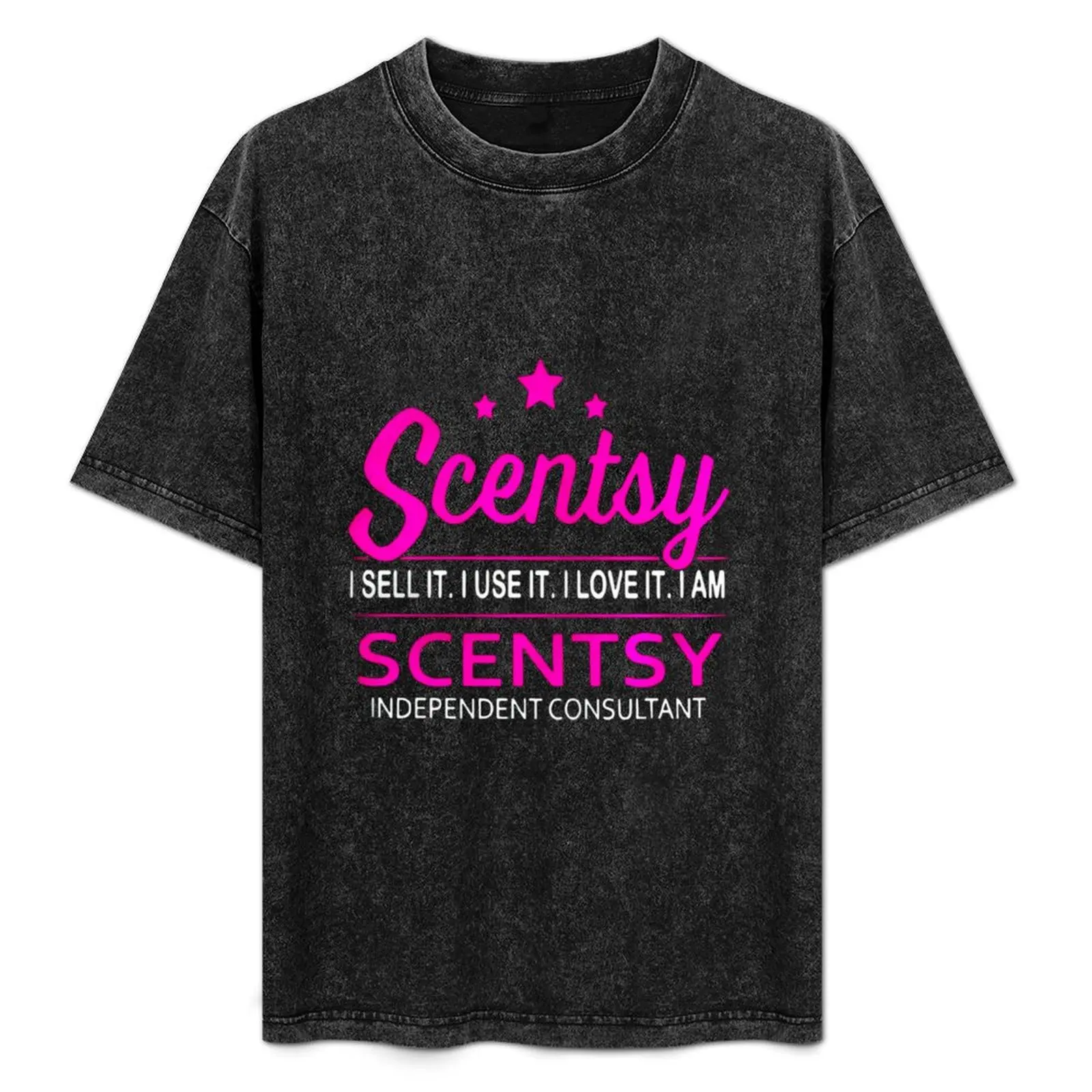 Scentsy ISell It IUse It Ilove It IAM Scentsy Independent Consultant T-Shirt All Match Basic Short Sleeve Top