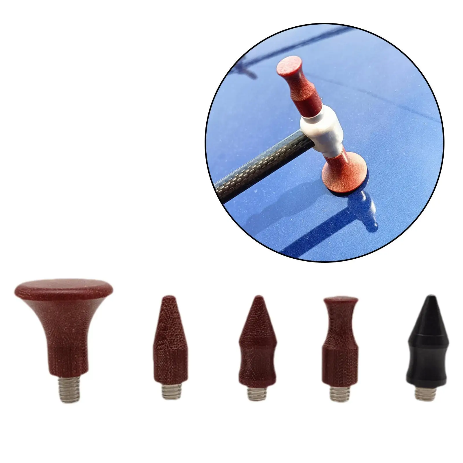 

Набор из 5 инструментов для беспокрасочного удаления вмятин на кузове автомобиля, для ремонта дверей и вмятин от града, резьба M8