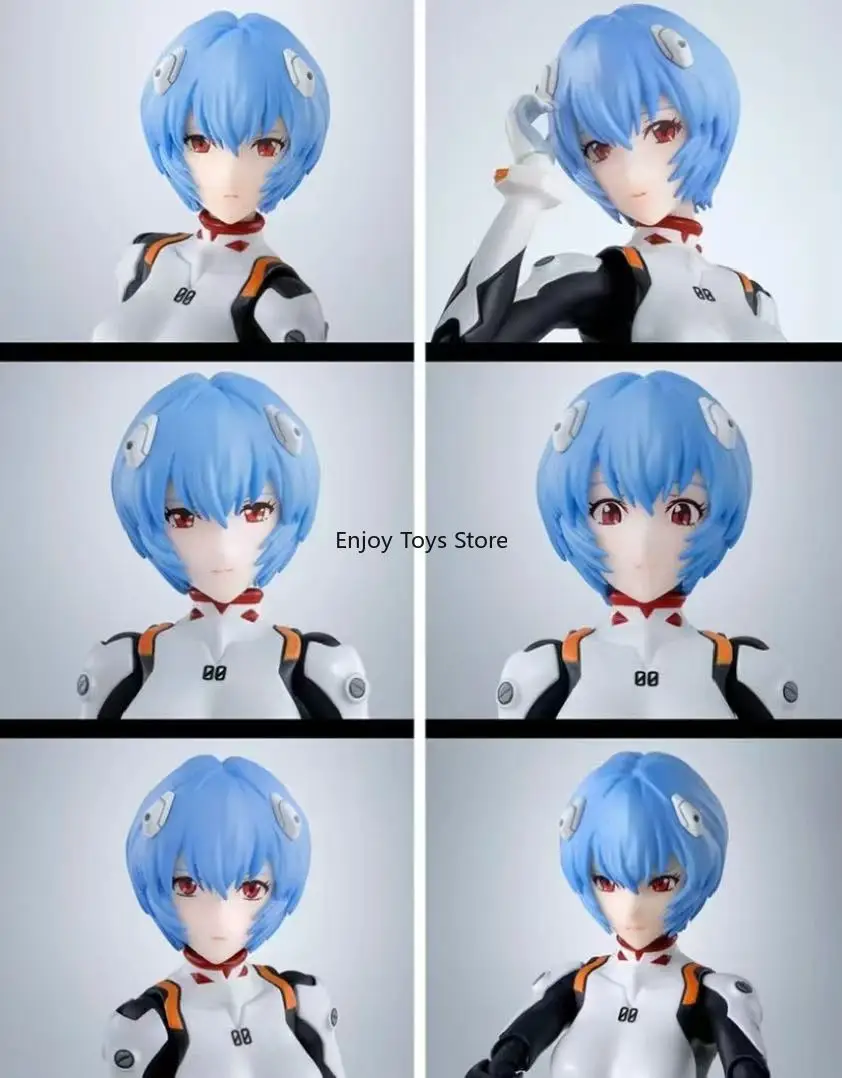 

In Stock Bandai Shf Rei Ayanami Evangelion Eva Movable Figure Model