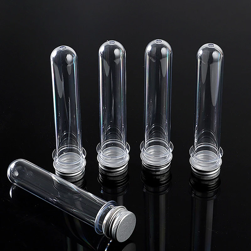 1/5Pcs Plastic Lab Test Tubes Transparent Candy Box Wedding Birthday Party Candy Packaging Box Baby Shower Party Decoration