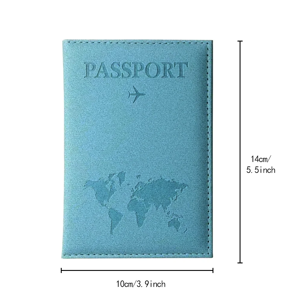 Funda protectora para pasaporte Unisex, fundas para viaje, serie de letras rosas