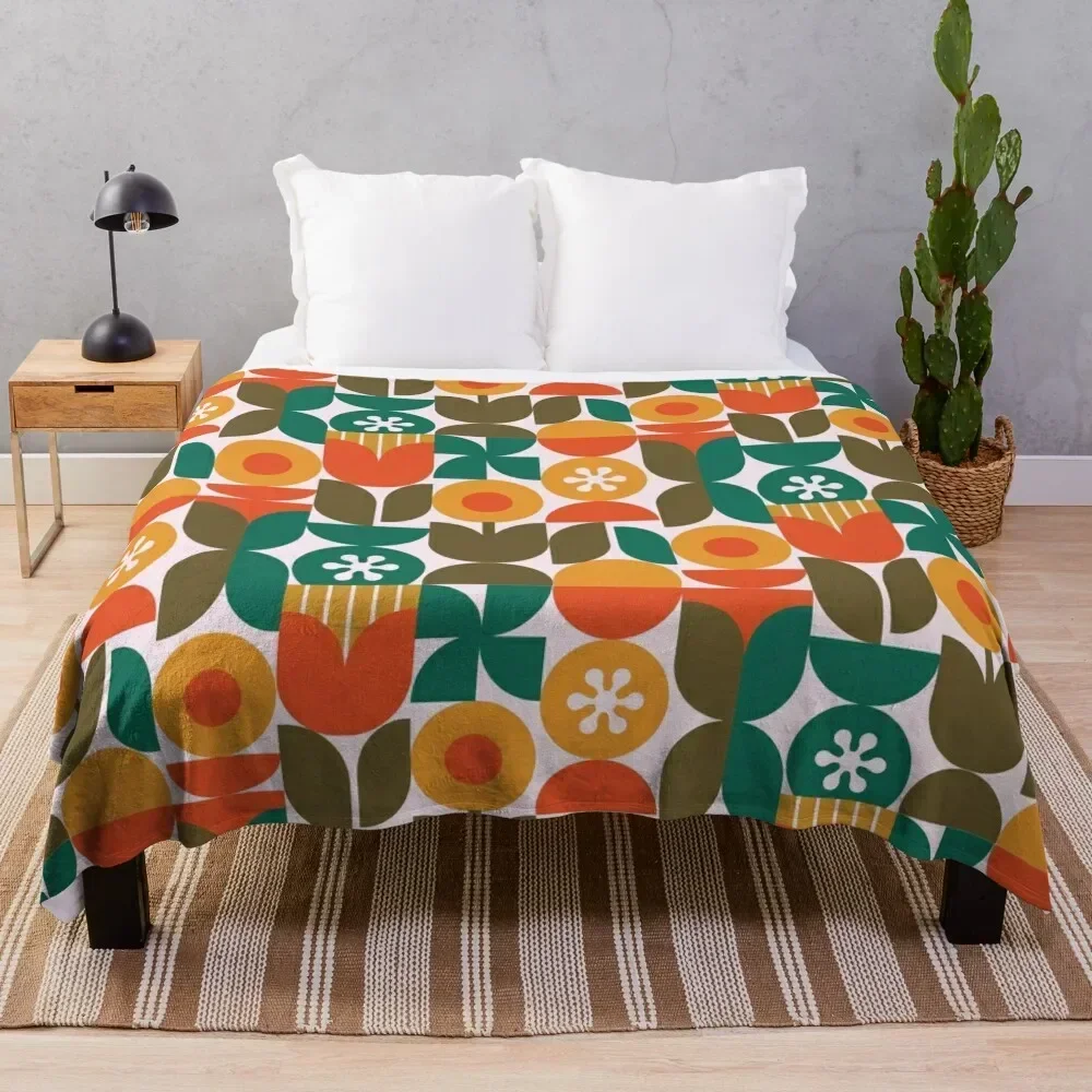 

Mid Century Modern Throw Blanket Soft Warm Blanket Gift for Grandparents