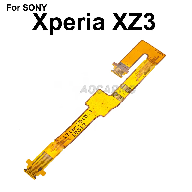 Aocarmo Przewód Flex z Czytnikiem Linii Papilarnych do Sony Xperia XZ3 H9493 6.0" — zdjęcie 3