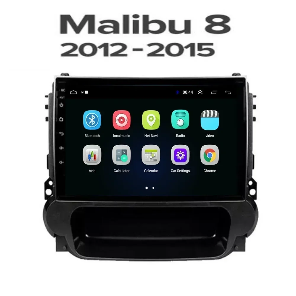 Android 13 Car Radio For Chevrolet Malibu 8 2012 - 2015 Multimedia Player 2 din Carplay stereo GPS DVD Head Unit Camera