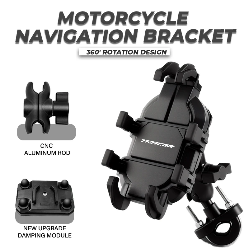 Support 4-7 inch Cellphone Motorcycle Handlebar Mount GPS Stand Bracket For YAMAHA tracer700 Tracer 7 Tracer 900 700 GT