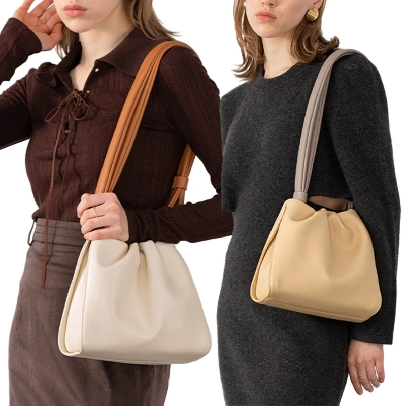 

Stylish and Functional Lazy Knot PU Crossbody Shoulder Bag Spacious Tote for Women 066F