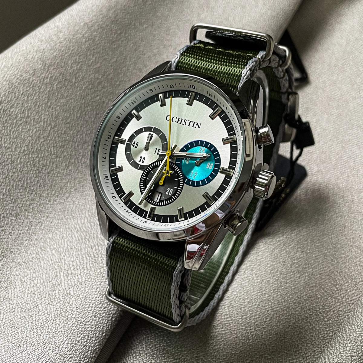 CILOA grande mostrador multifuncional relógio masculino 2025 novos esportes masculinos high-end casual presente de alta qualidade relógio de quartzo