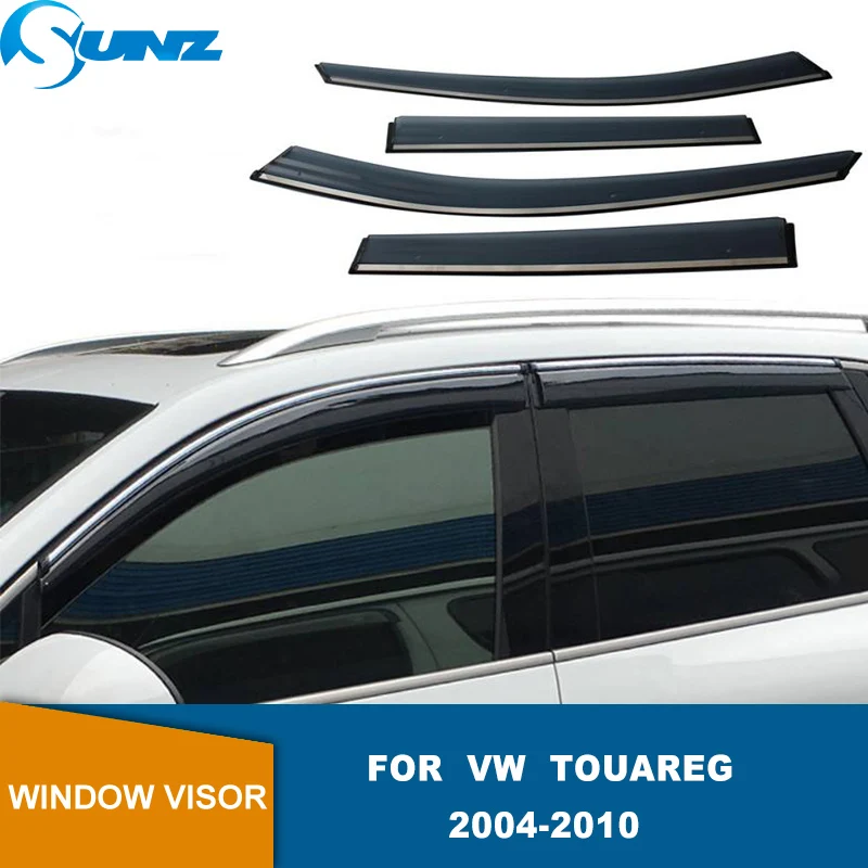 

Weathershiled For VW Touareg 2004 2005 2006 2007 2008 2009 2010 Side Window Vent Visor Sun Rain Deflector Guard Awnings Shelters