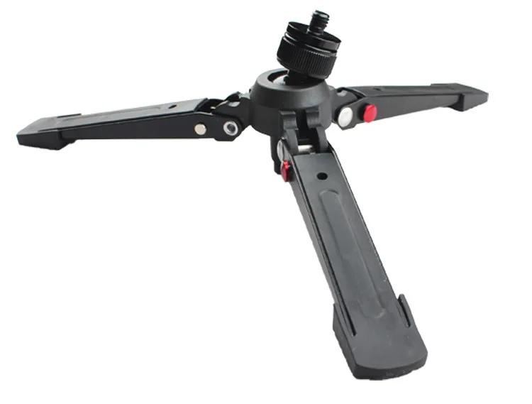 Imagem -03 - Suporte de Vídeo Universal Monopé Base Monopod Tripé Manbily Mini Três Pés Suporte para Dslr Monopé Interface Parafuso Htt-h21