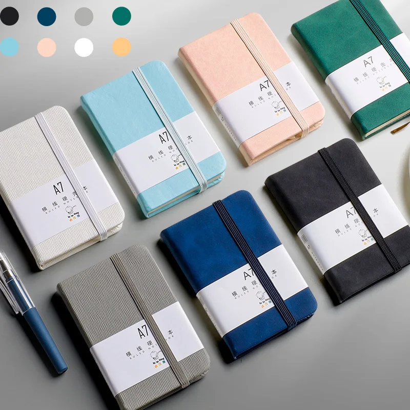A7 Mini Notebook Portable Pocket Notepad Memo Diary Planner Agenda Organizer School Stationery Office Back To School