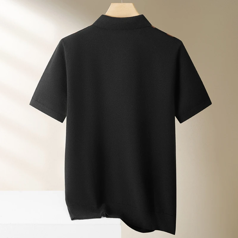 8XL 7XL 6XL 2025 Nuovo Autunno High End di Lusso Maglione di Lana Uomo Moda A Righe Mens Maglioni Morbidi Maglioni Caldi Uomini Jersey Hombre