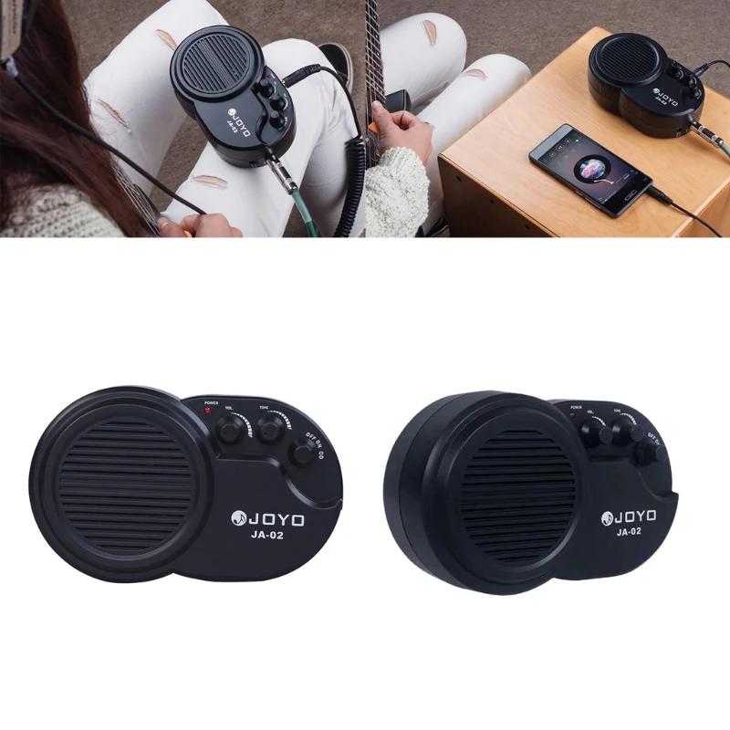 Portable Guitar Amplifier Speaker Guitar Amp Portable Electric Bass Guitar Amplifier for Performances Practice Recording