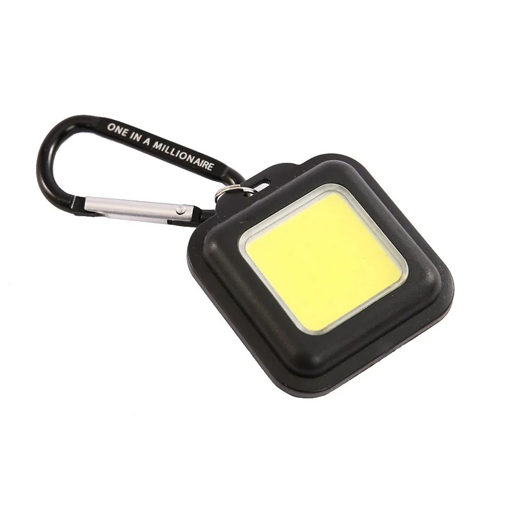 Mini LED Flashlight Keychain Light Multifunctional Portable COB Camping Flashlights USB Charging Work Lights Camping Lantern