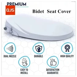 Bidet Washing Toilet Lid Cover, Non-electrical Flushing Toilet Seat Cover with Female Washing Buttocks,Universel Wc Seat Lid