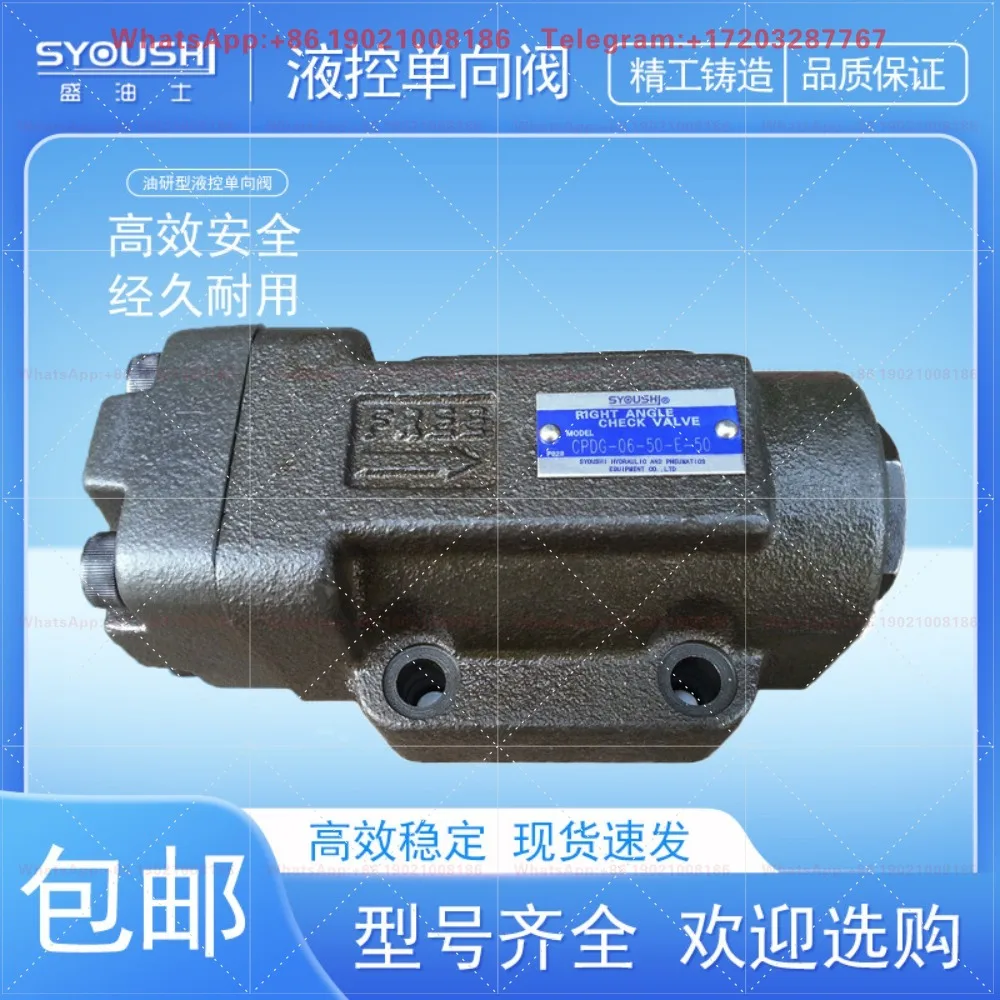 Hydraulic control check valve CPG/CPDG-06-E-04/20/35/50-50 spot pressure retaining valve