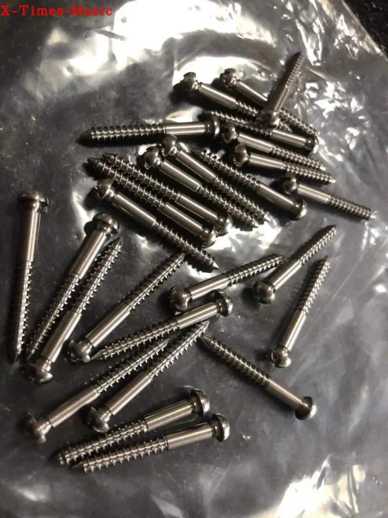 PRS high-end piano bridge screw, notched single shake 6-point type, suspension screw