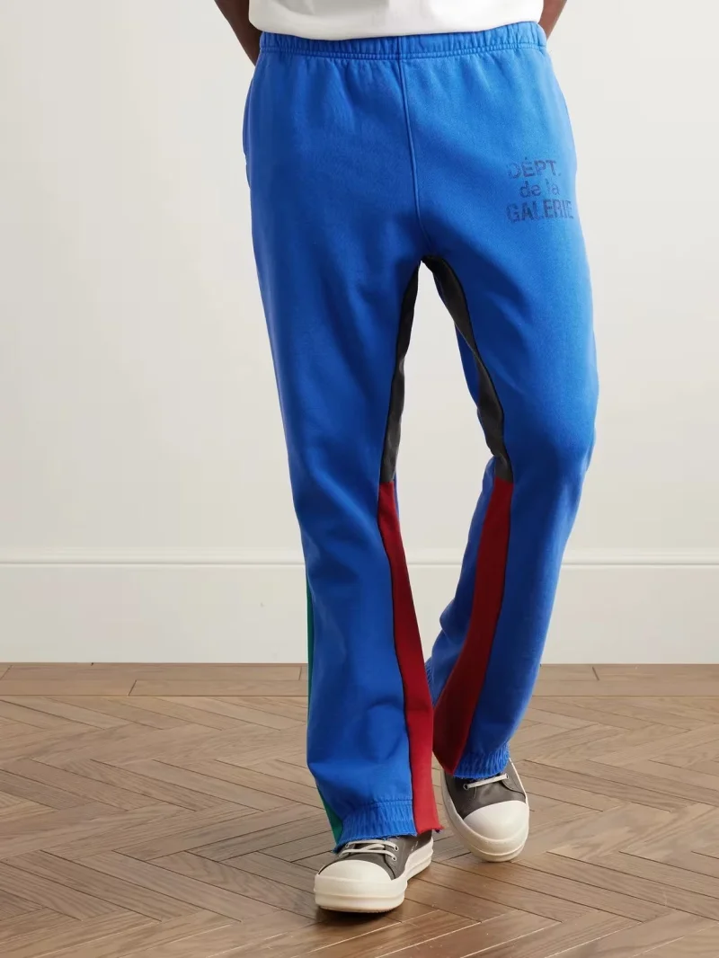 

New Sle Bell Bot Running Pants Color Blo Straight Leg Casual Men's Women's Sports Leisure Long Trousers Trendy