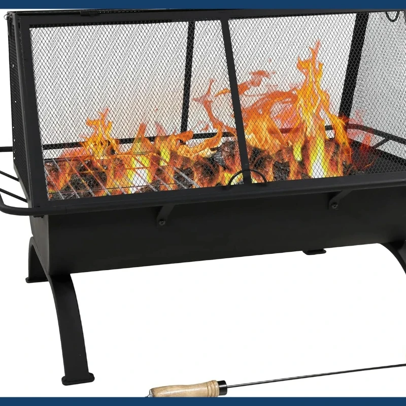 

Outdoor Fire Pit with Grill - Outdoor place with Cooking Grate