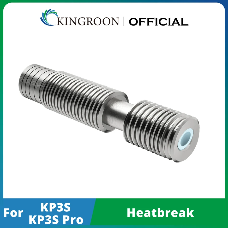 KINGROON 3D Printer Parts KP3S/ KP3S Pro Heatbreak 6x30mm Stainless Steel Throat 1/2/3PC