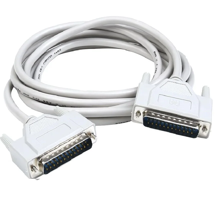 25Pin DB25 Parallel Male to Male LPT Printer DB25 M-M Cable 1.5M computer cable Printer connection extending Cable 25Pin 3M 5M