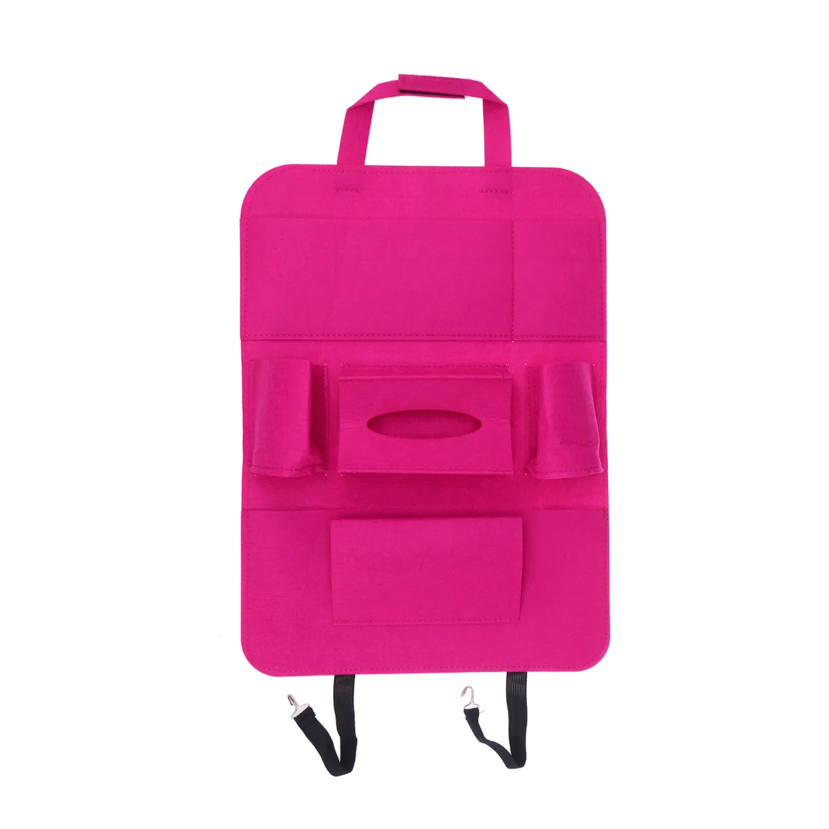 

Органайзер для автомобильного сиденья, сумка для хранения на заднем сиденье, 6 карманов, ультрамягкий фетр, пыленепроницаемый, прочный для домашнего использования в автомобиле, для хранения на спинку стула