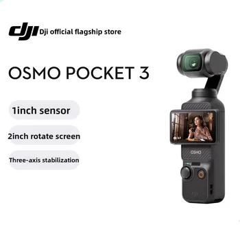Kamera kieszonkowa DJI Pocket 3 z gimbalem, kamera sportowa o wysokiej rozdzielczości, kamera do vlogów