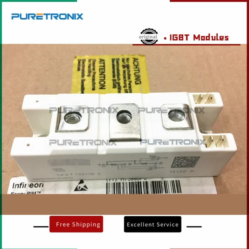 SKKH132/16E Thyristor Diode Modules SKKH13216E IGBT SKKH132/16 E MODULE SKKH 132/16E SK KH132/16E SKKH132-16E