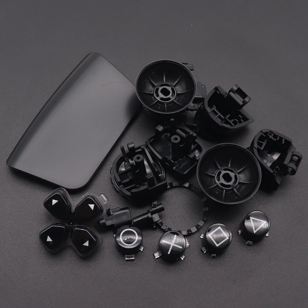 1 مجموعة ل PS5V3 3.0 تحكم L1 R1 L2 R2 استبدال عصا التحكم مجموعة غطاء PS5-BDM 030 واضح اللون زر PS5 V3.0 مجموعة صغيرة