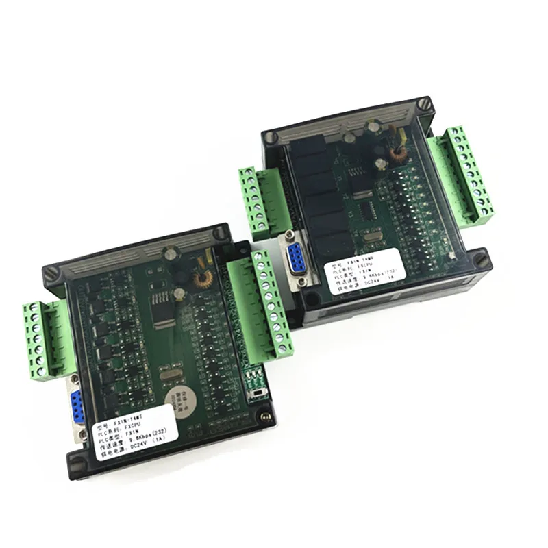 1pcs PLC Industrial Control Board FX1N-14MR FX1N-14MT Board Type Simple Programmable PLC Controller