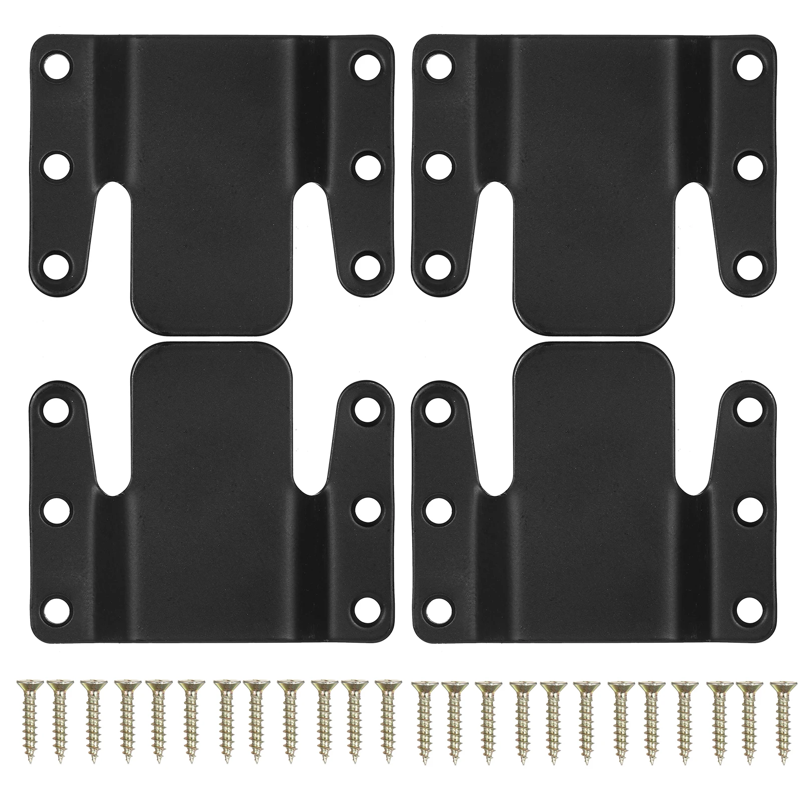 4Pcs Sectional Couch Connectors Universal Sectional Sofa Interlocking Easy to Install Couch Clips for Sectionals Sturdy
